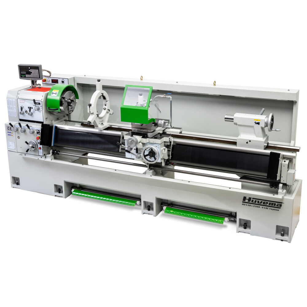 Precisie draaibank 530x2000 mm met variabel toerental