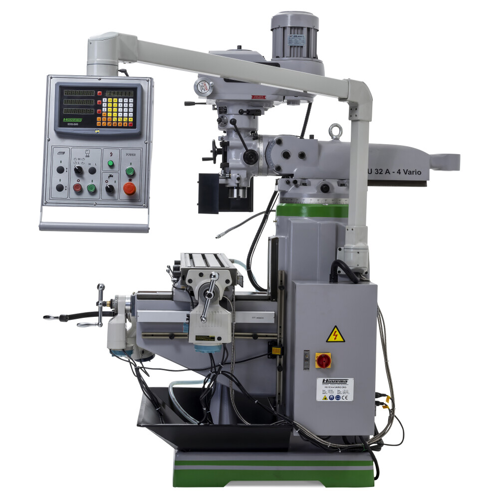 Torenfreesmachine ISO40 met digitale uitlezing en 3 assige voeding