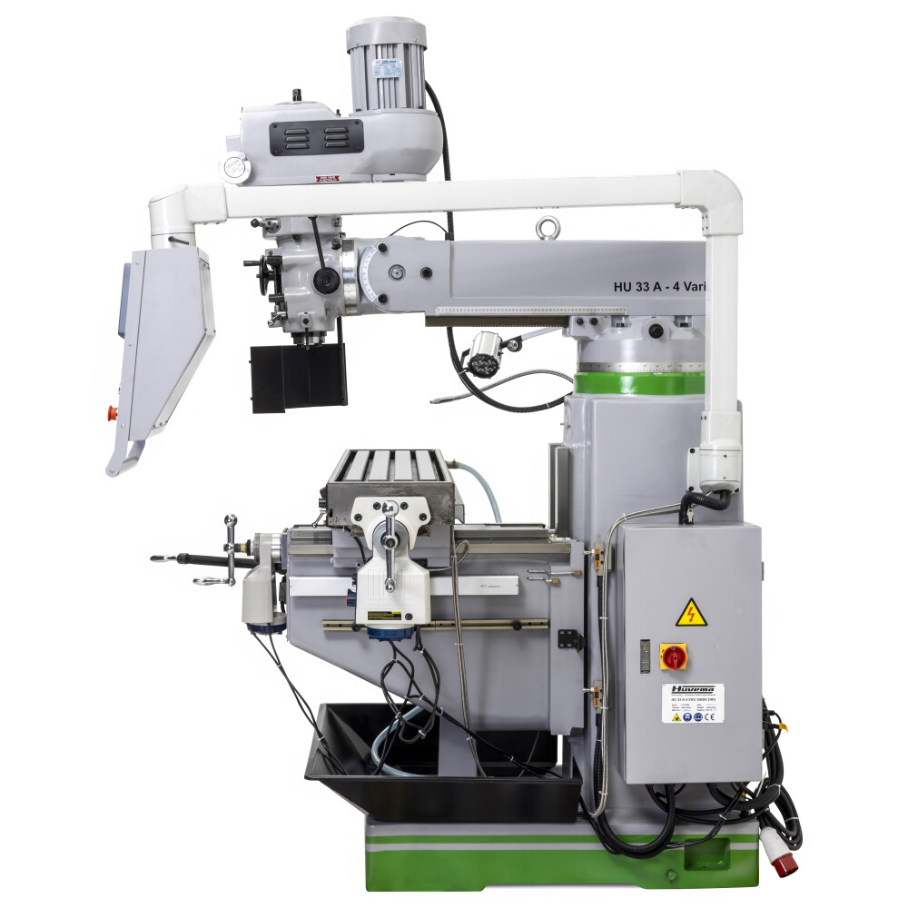 Torenfreesmachine ISO40 met digitale uitlezing en werktafel 1370 x 305 mm