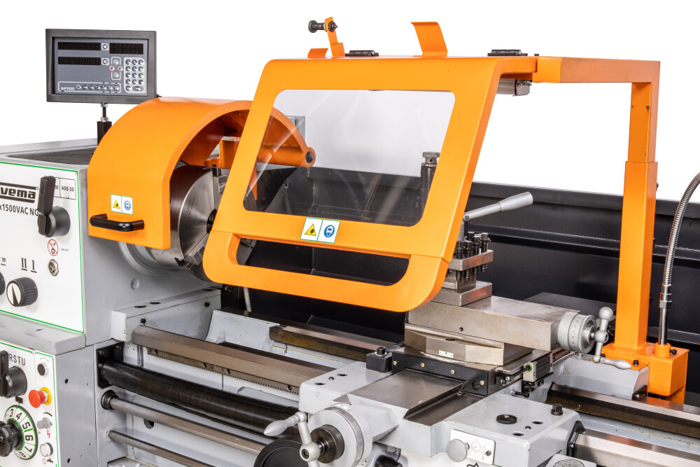 Draaibank 460x2000 mm met digitale uitlezing en variabel toerental