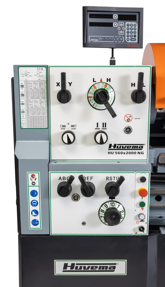 Draaibank 560x2000 mm met digitale uitlezing