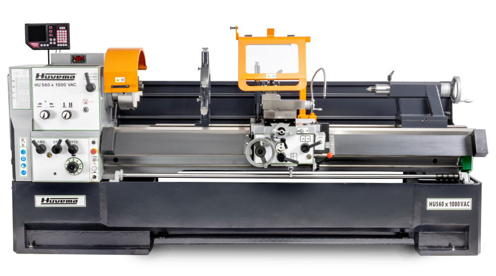Draaibank 560x1500 mm met digitale uitlezing en variabel toerental