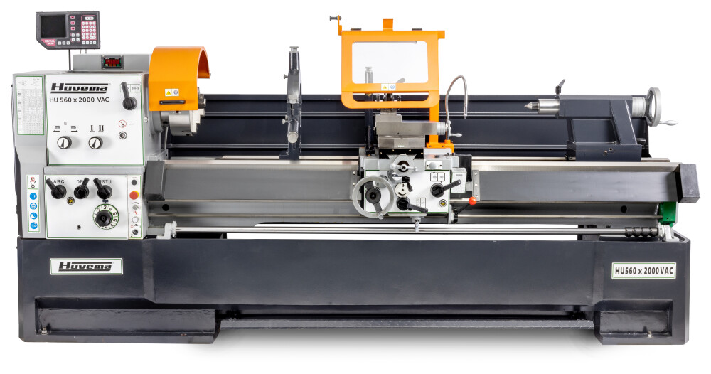 Draaibank 560x2000 mm met digitale uitlezing en variabel toerental