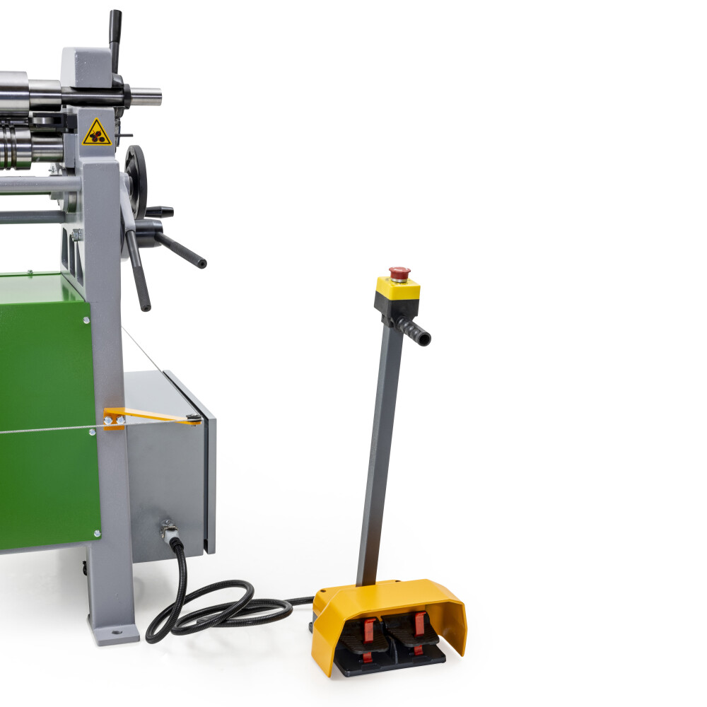 Elektrische plaatwals 1050 x 3 mm 3 rollen