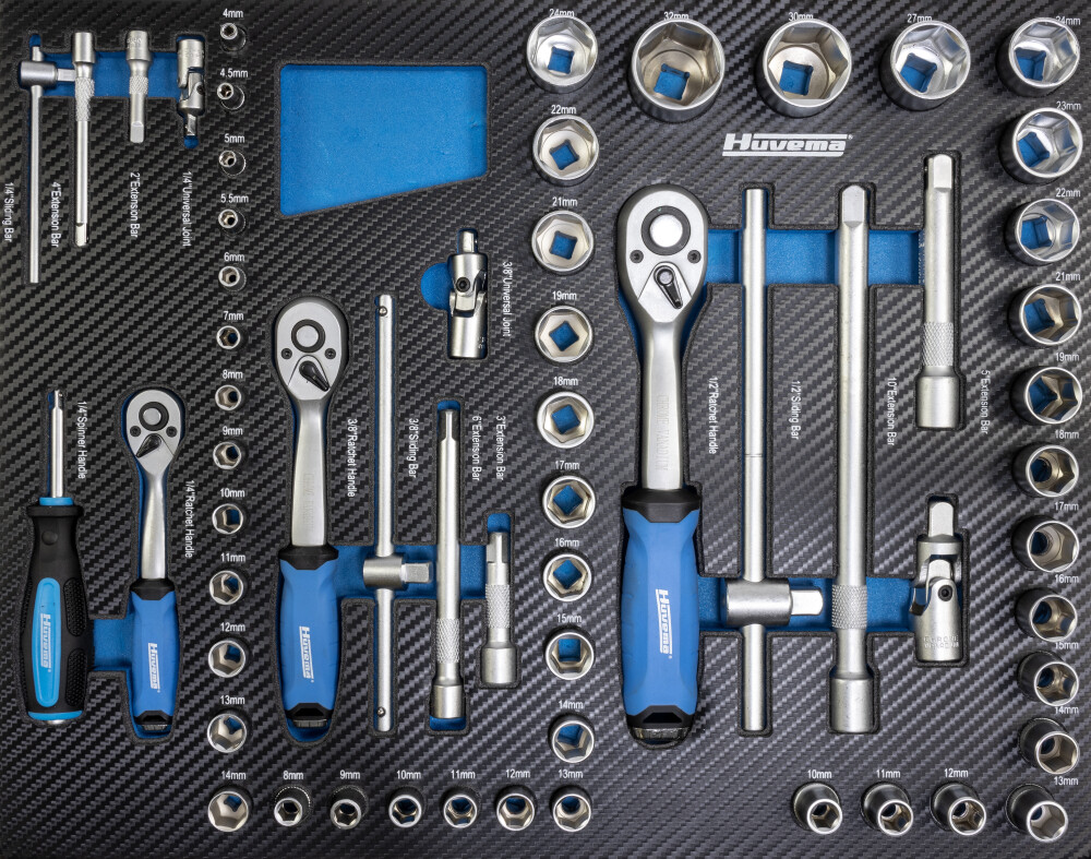 Tool trolley - 154 pieces