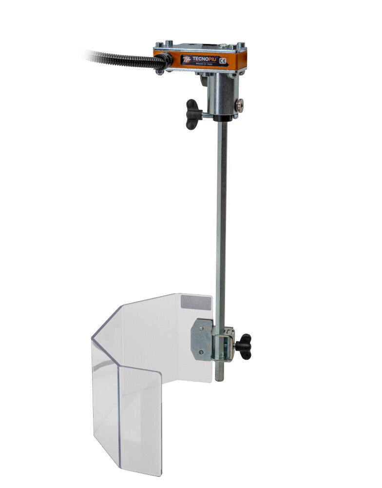 Shield 230h130mm with safety microswitch