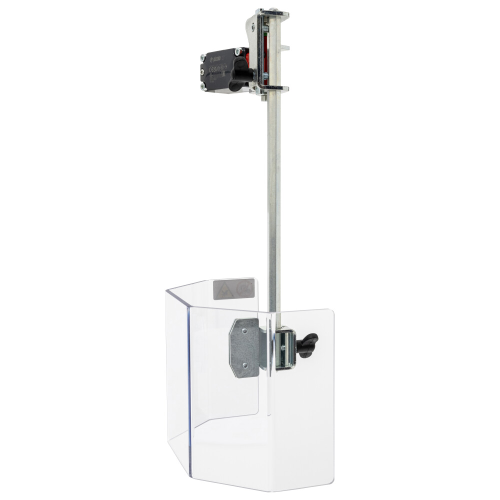 Schutzabdeckung L 200h180mm mit Mikroschalter