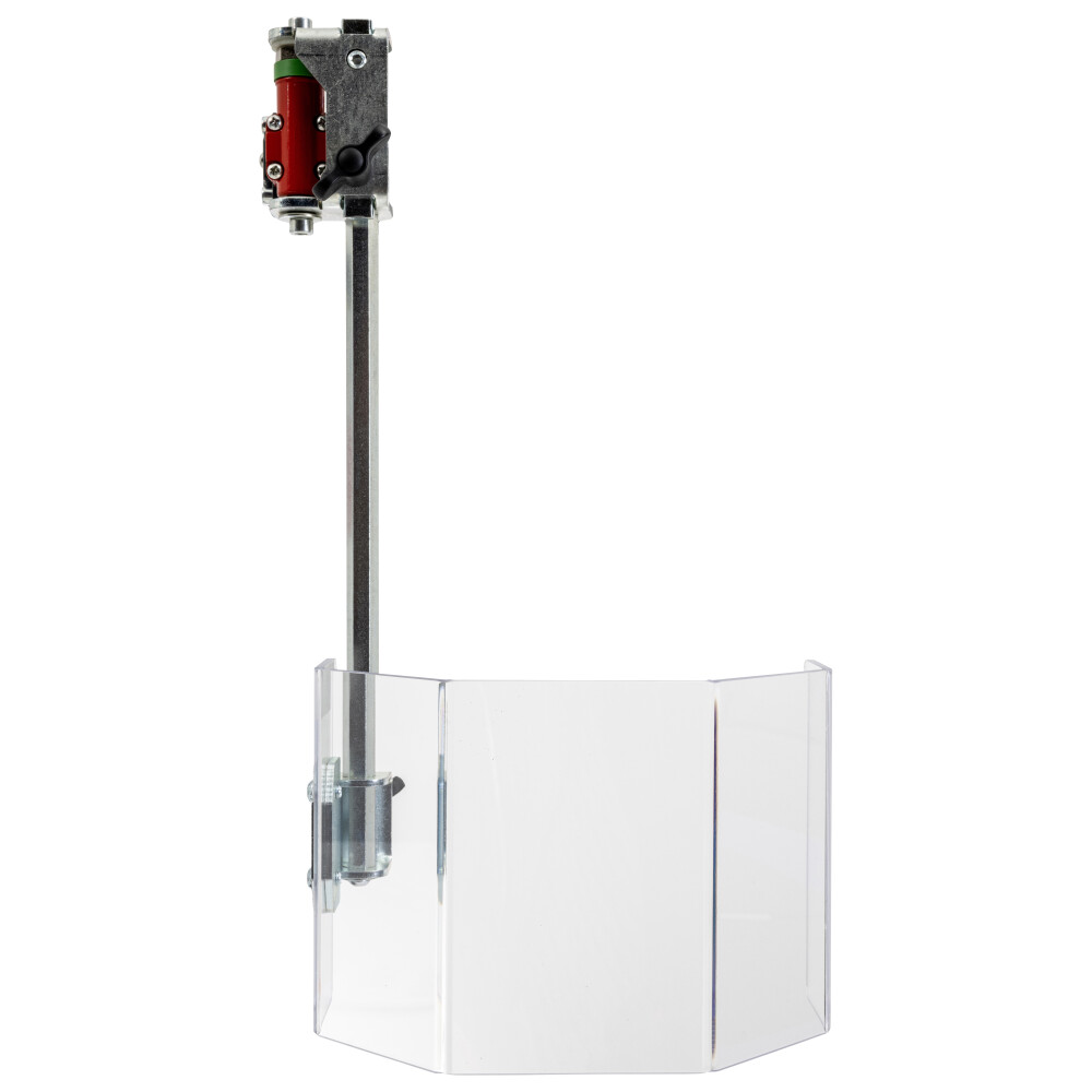 Schutzabdeckung L 200h180mm mit Mikroschalter