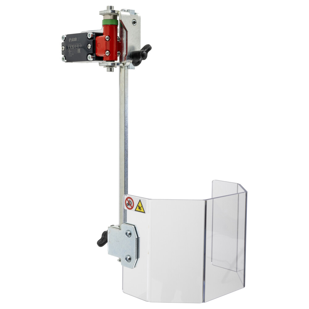 Schutzabdeckung L 200h180mm mit Mikroschalter
