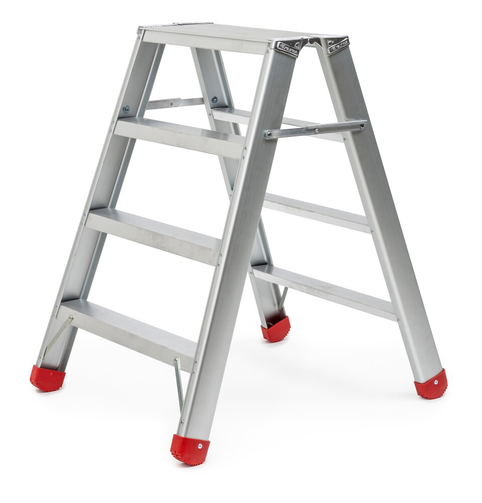 Industrial stepladder double-sided 2x4 steps XL