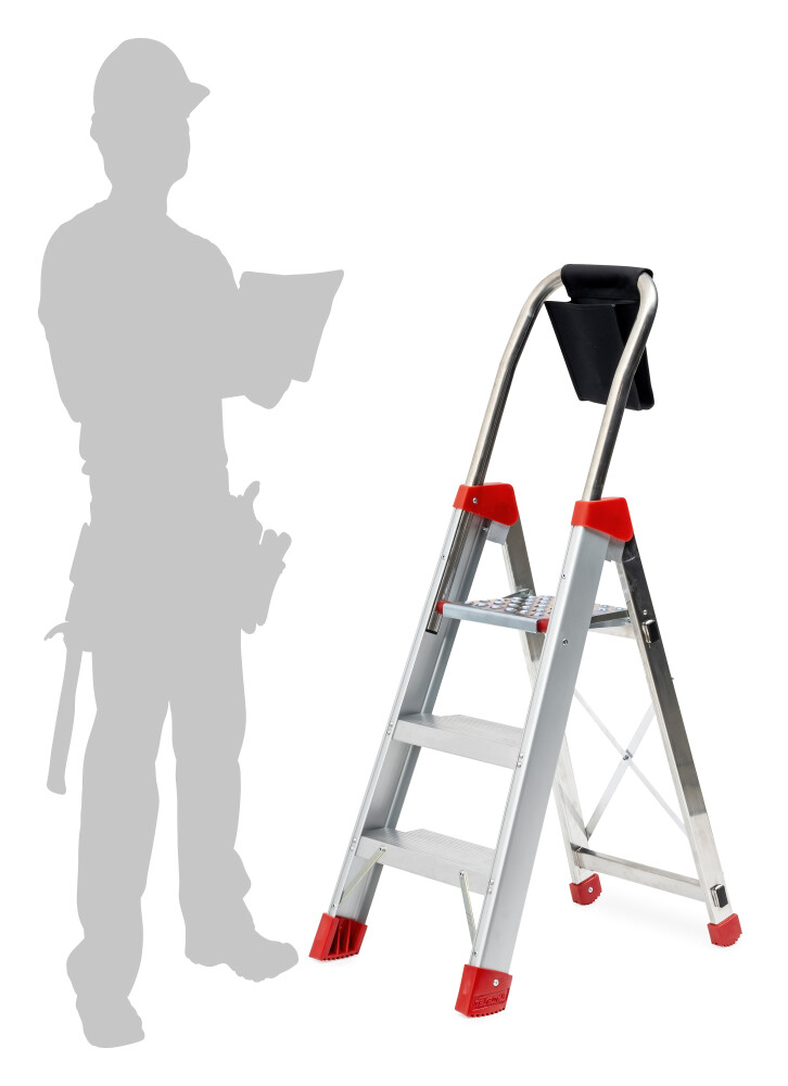 Industrietrap enkelzijdig 3 treden XL