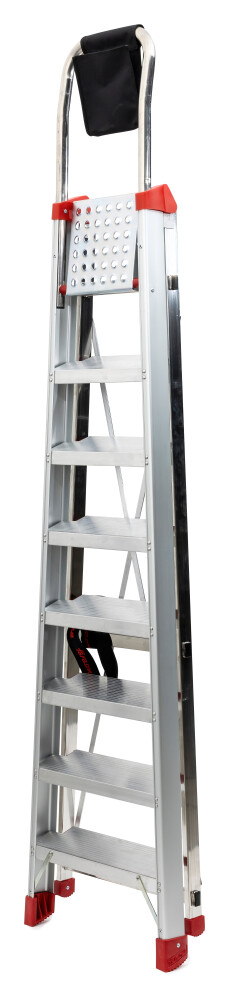Industrie-Stehleiter einseitig 8 Stufen XL