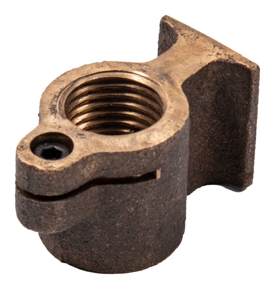 Spindelmutter entlang