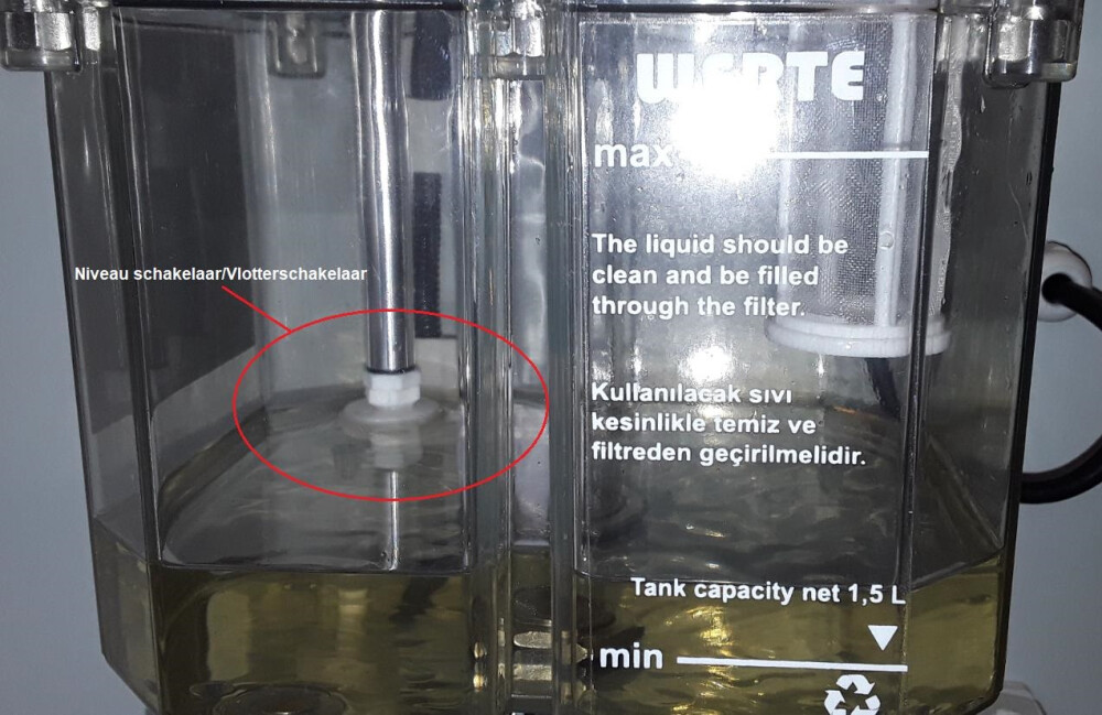 Micro dosing system for band saws