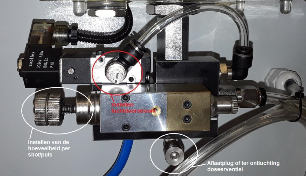 Micro dosing system for band saws