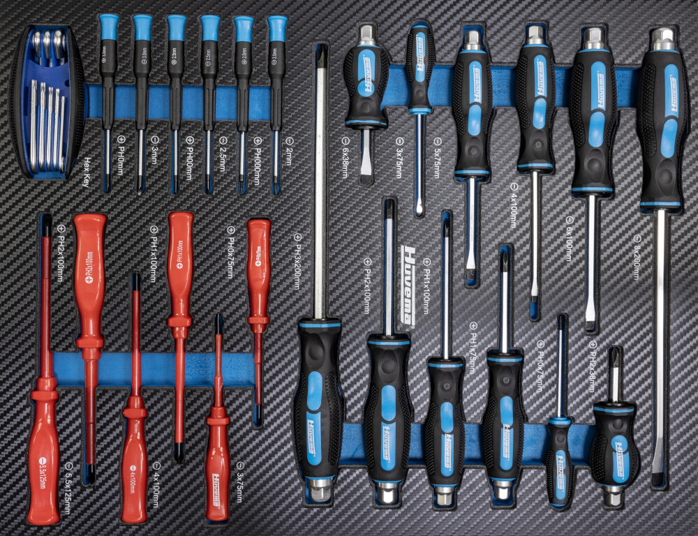 Tool trolley - 154 pieces