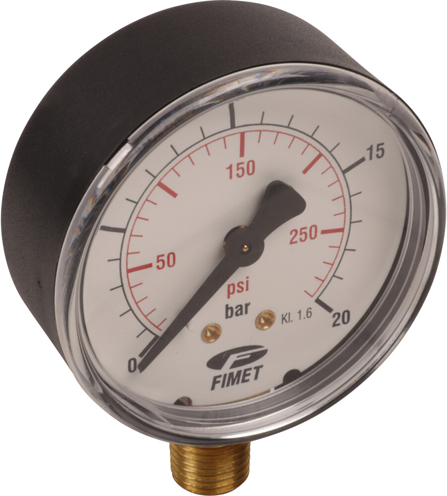 Manometer mit seitlichem Anschluss
