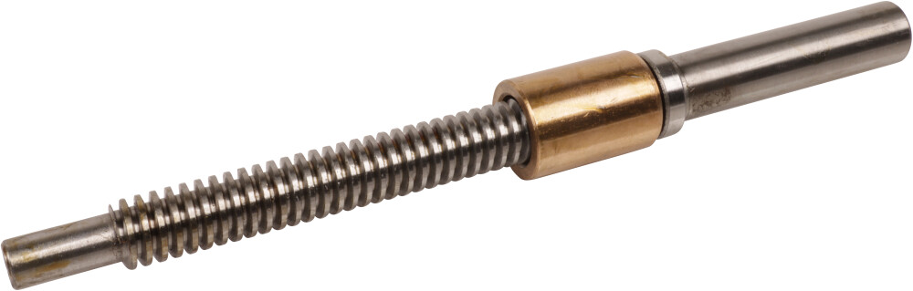 Spindle and nut tail stock taper