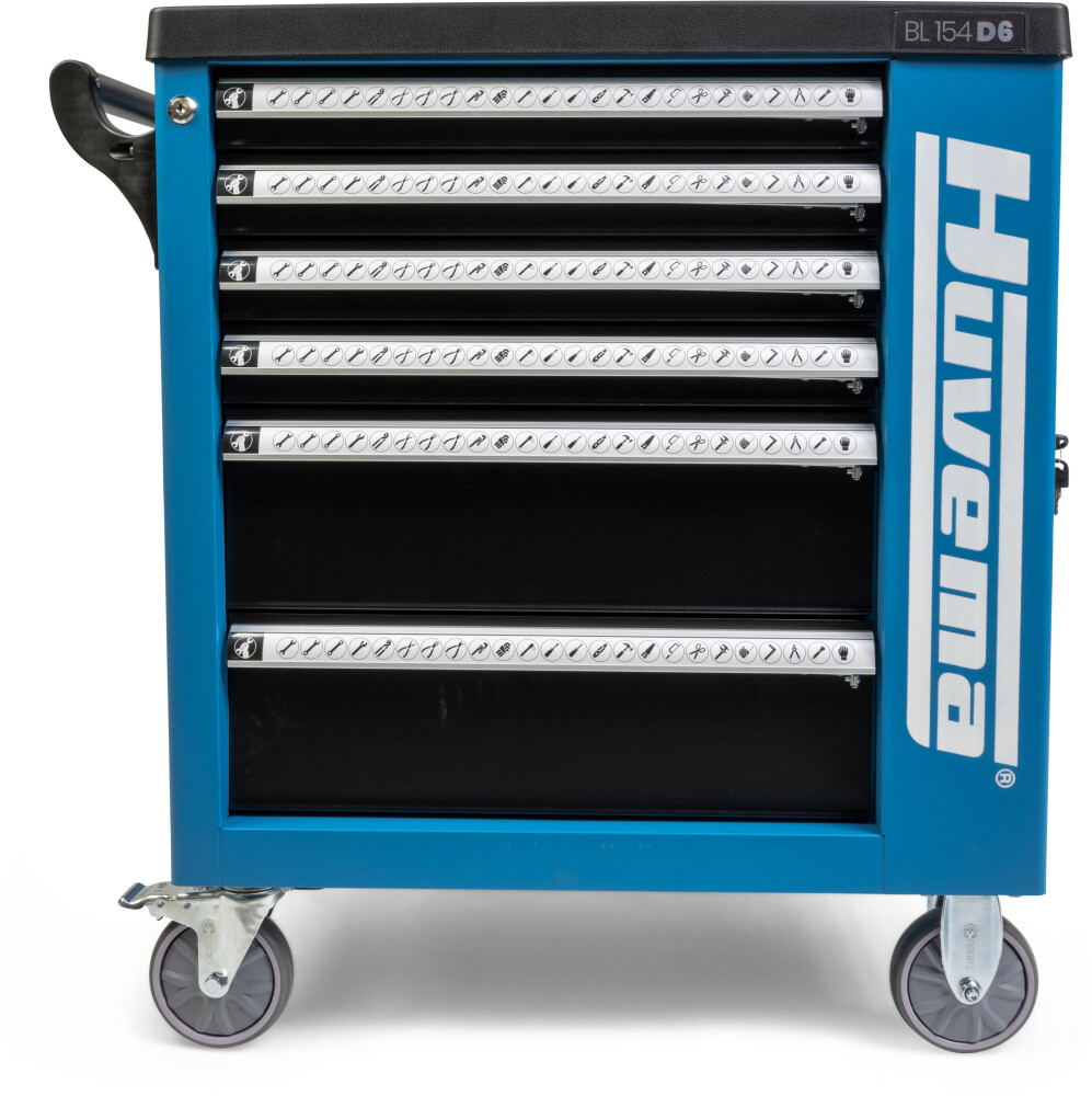 Tool trolley - 154 pieces