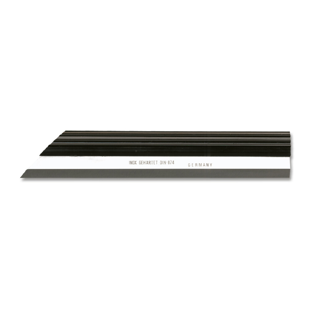 Haarlineal DIN 874, rostfrei