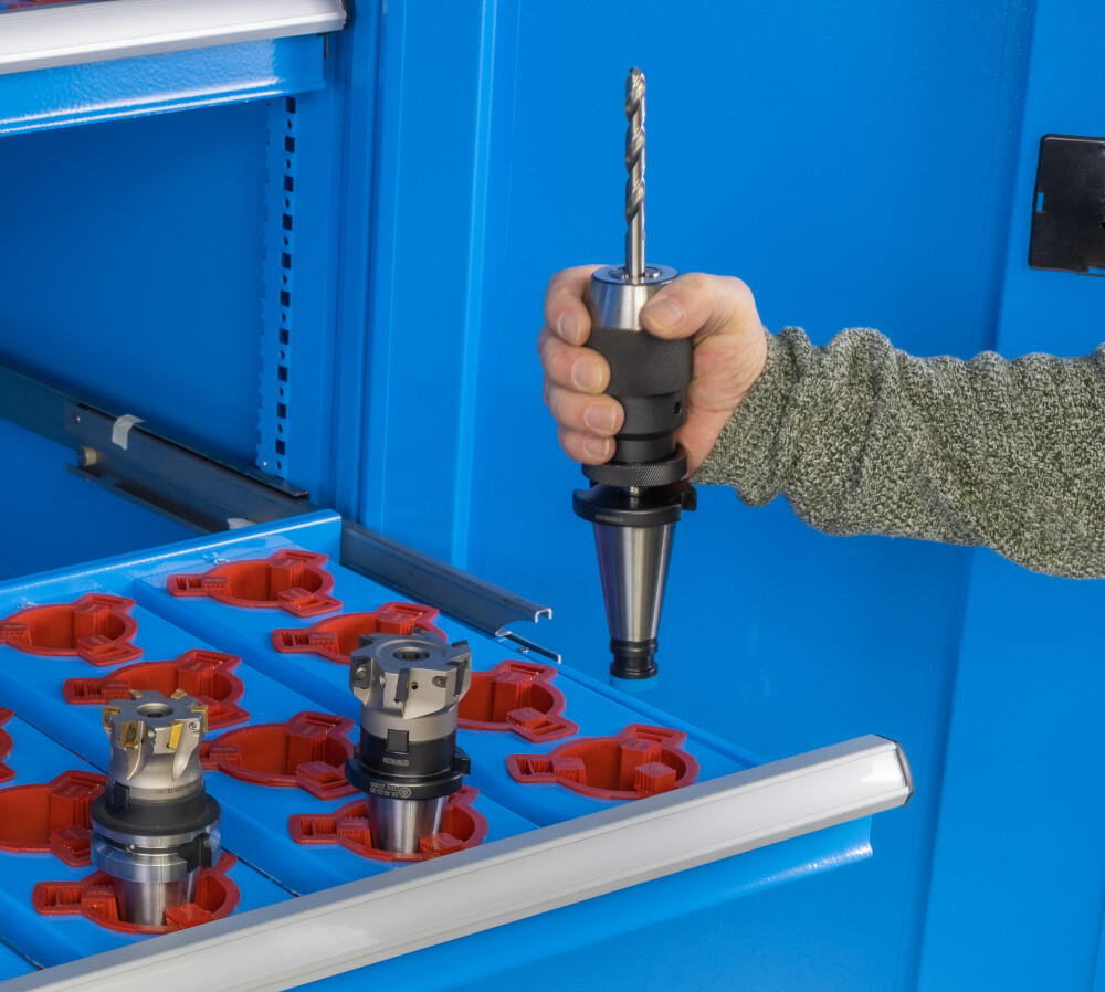 Armoire de stockage d'outils CNC avec 120 porte-outils CNC