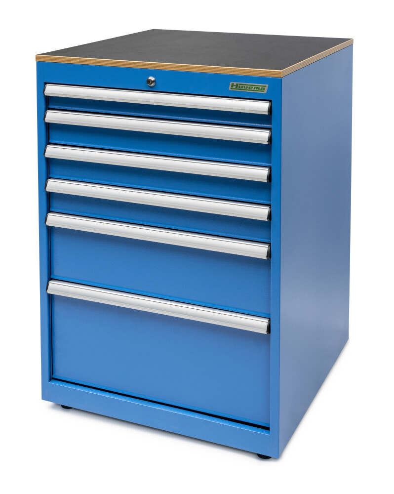 Armoire à outils 6 tiroirs avec 20 porte-outils CNC