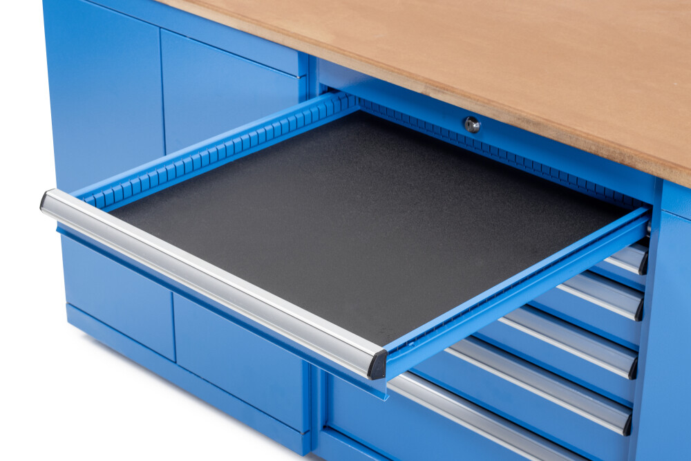 Werkbank 220 x 75 cm met MDF werkblad