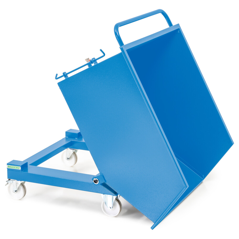 Verrijdbare kiepcontainer - spanenbak - 380 liter