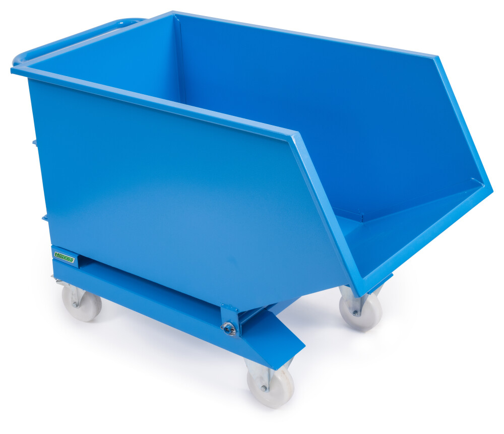 Verrijdbare kiepcontainer - spanenbak - 240 liter