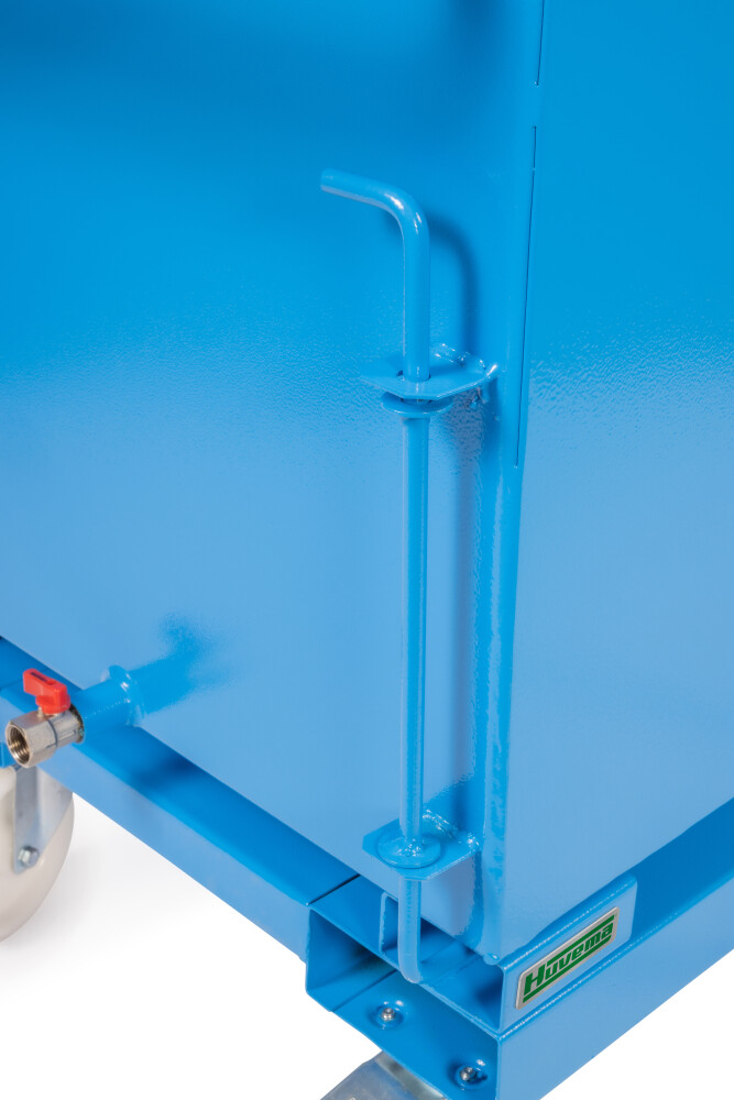 Verrijdbare kiepcontainer - spanenbak - 240 liter