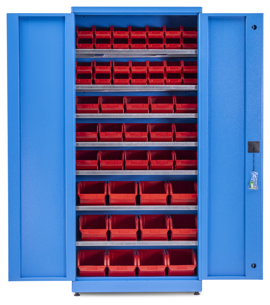 Materiaalkast incl. gemengde bakken