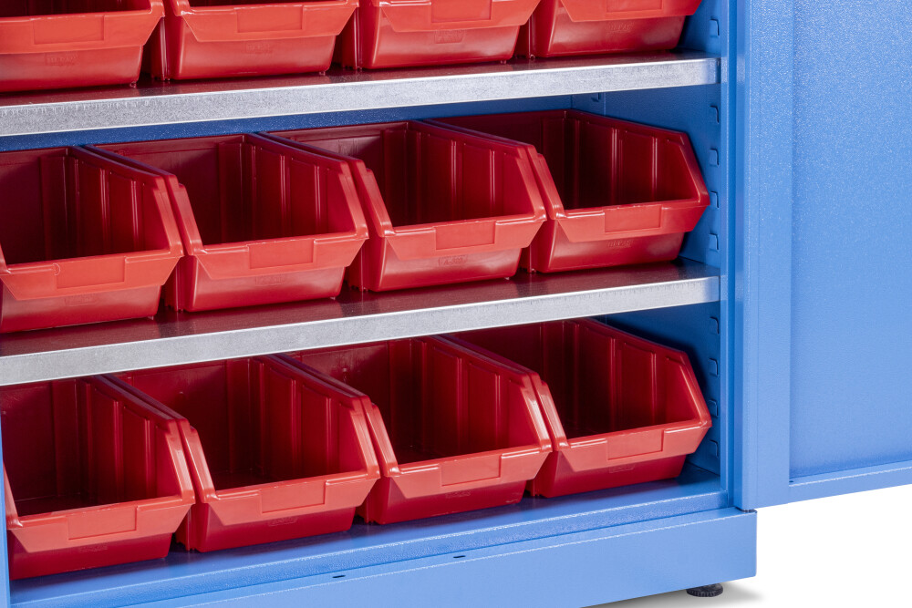 Materiaalkast incl. gemengde bakken
