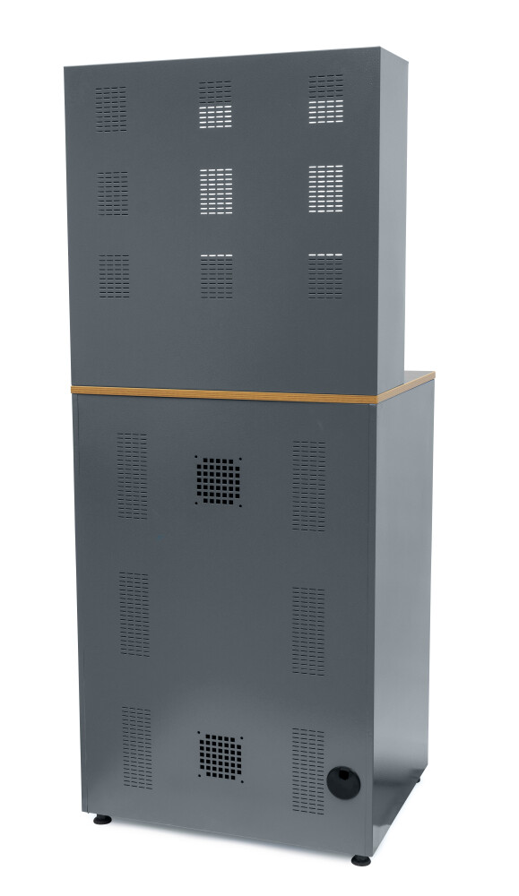 27'' computer cabinet with 1 drawer and lower cupboard