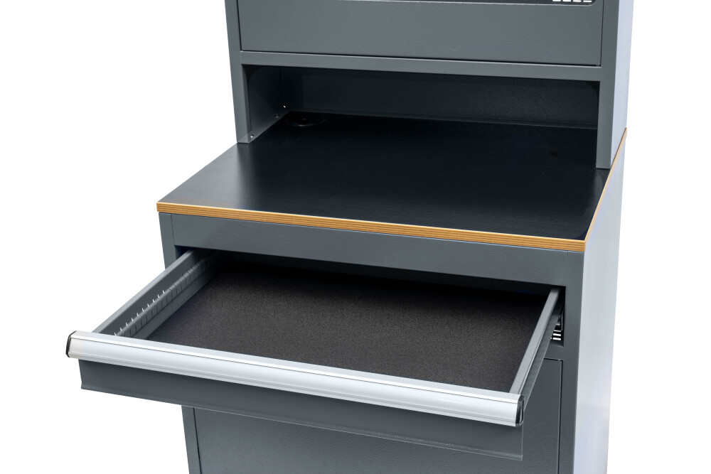 27'' computer cabinet with 1 drawer and lower cupboard