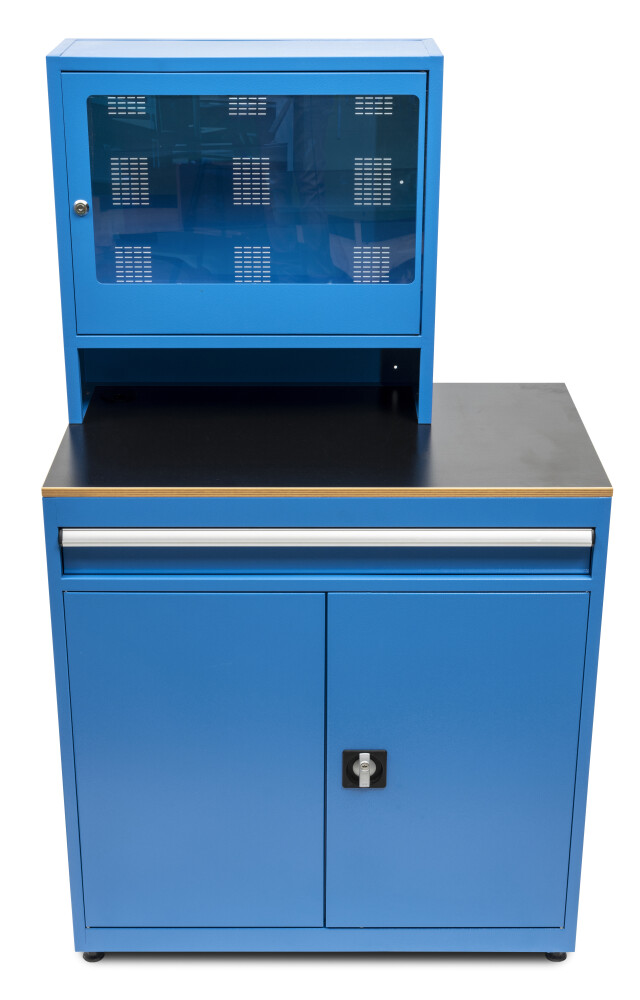 Computerkast 27'' met 1 lade en onderkast