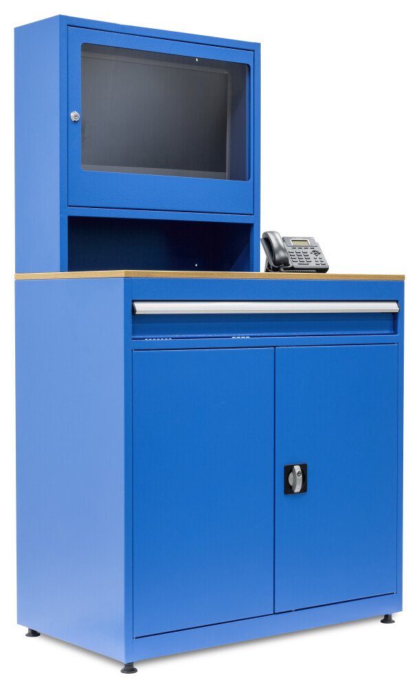 Computerkast 27'' met 1 lade en onderkast