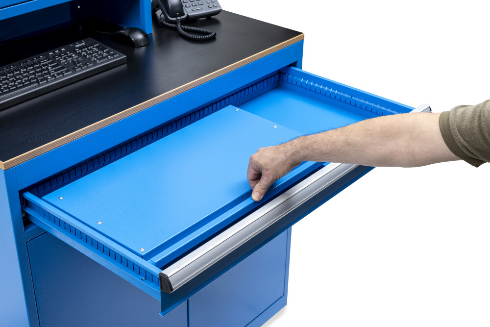 Computerkast 27'' met 1 lade en onderkast