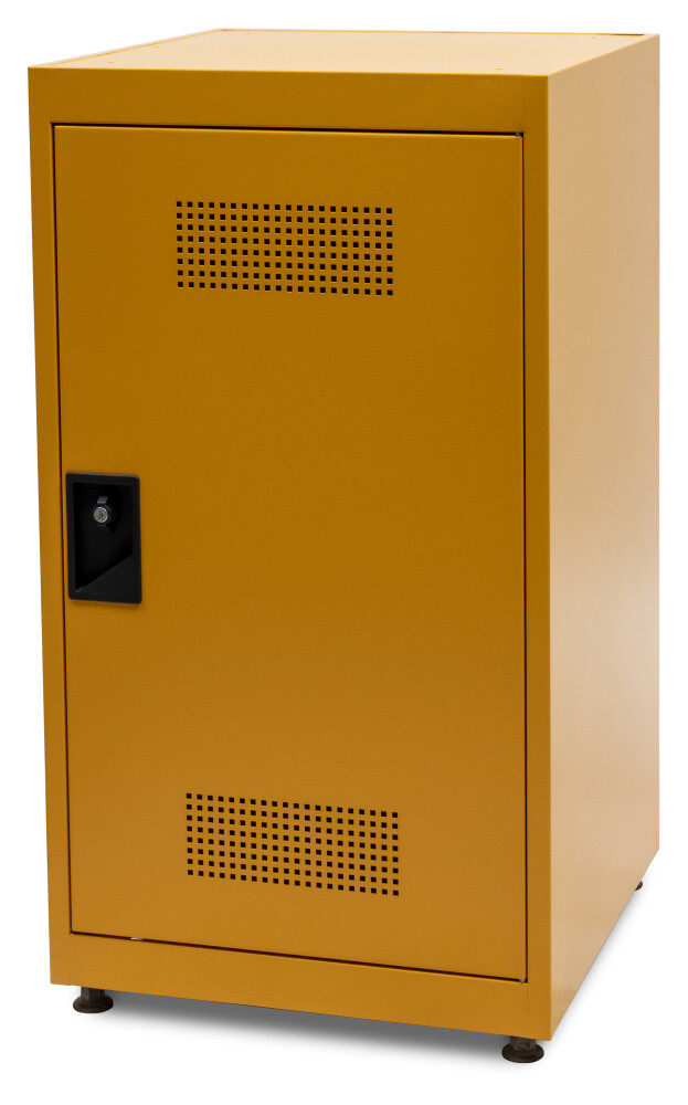 Armoire de stockage de produits chimiques avec 2 étagères étanches