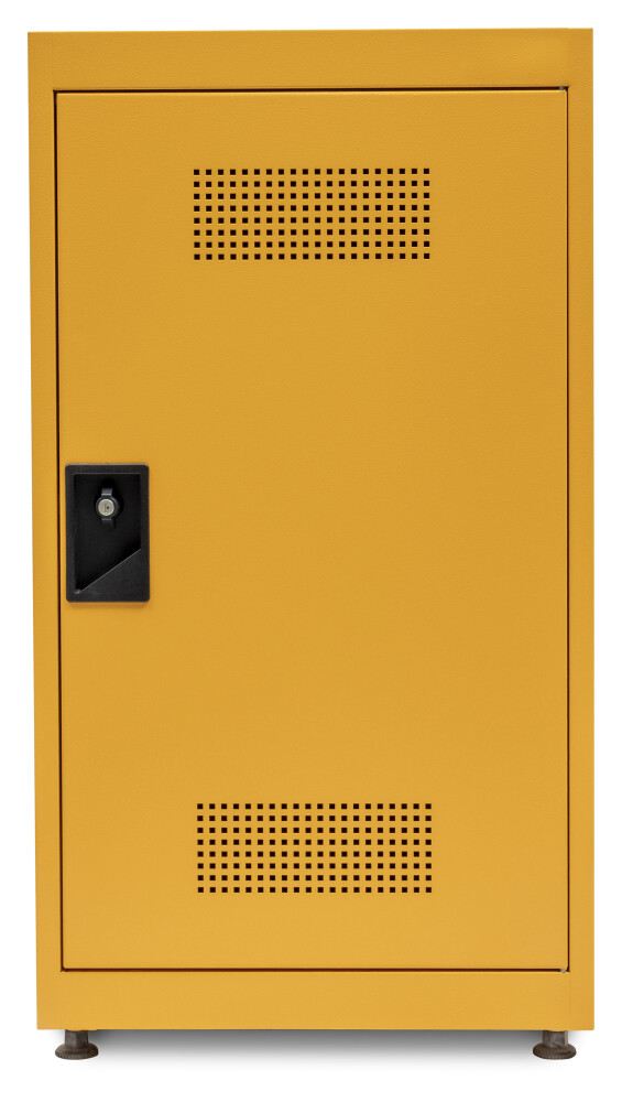 Armoire de stockage de produits chimiques avec 2 étagères étanches