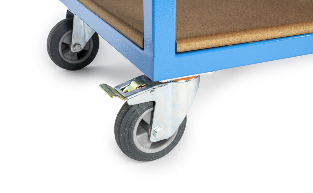 Mobiele werkbank met gereedschapswand