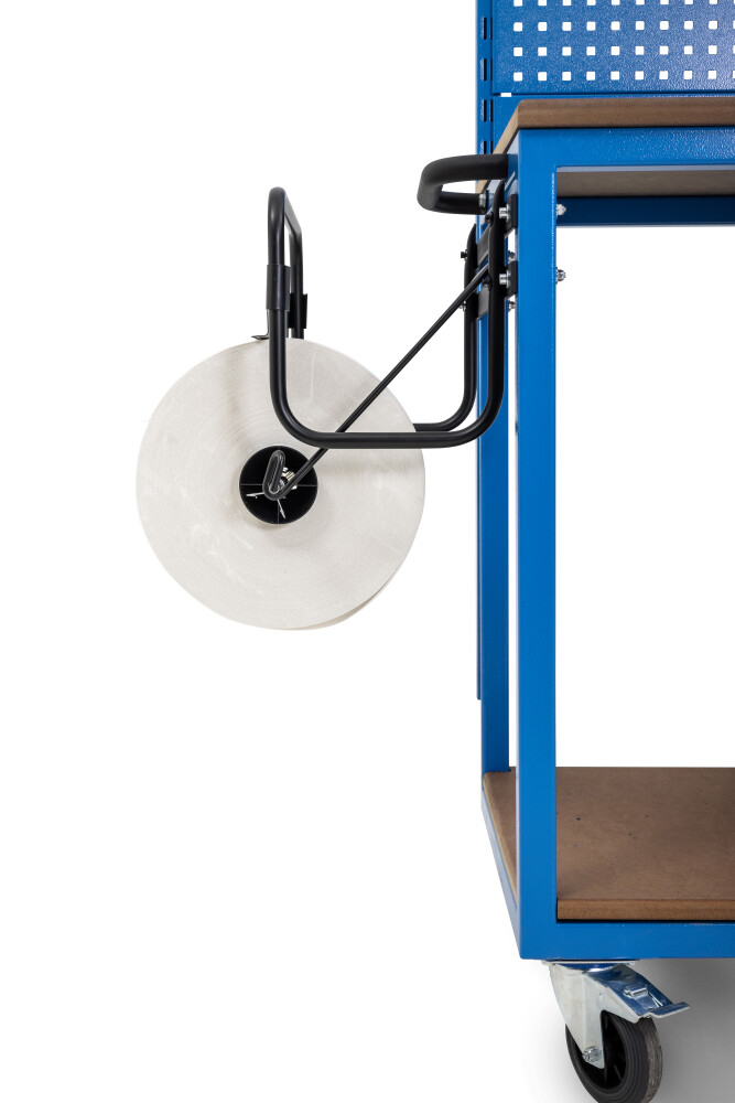 Mobiele werkbank met gereedschapswand
