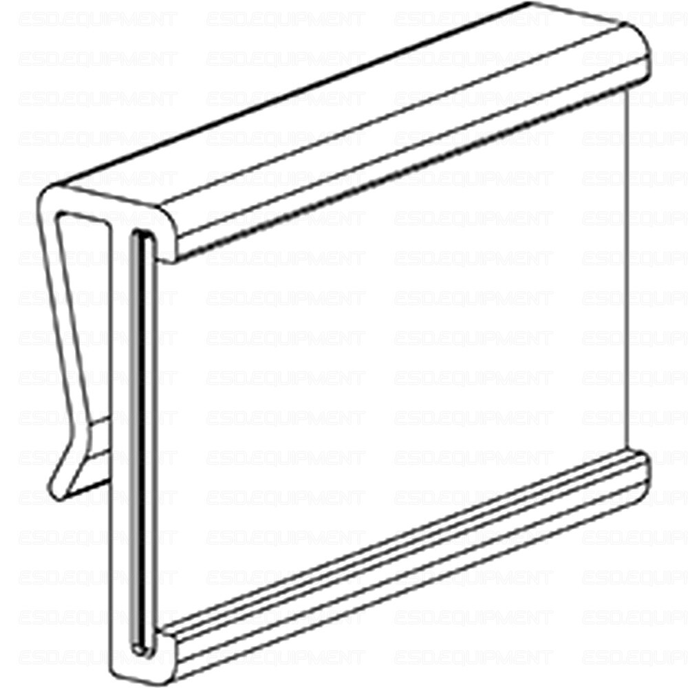 Etikethouders voor ladeverdelers 10 stuks  2,7x1,5 cm