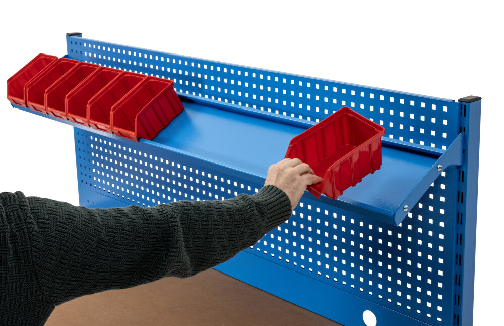 Metalen plank voor gereedschapswand