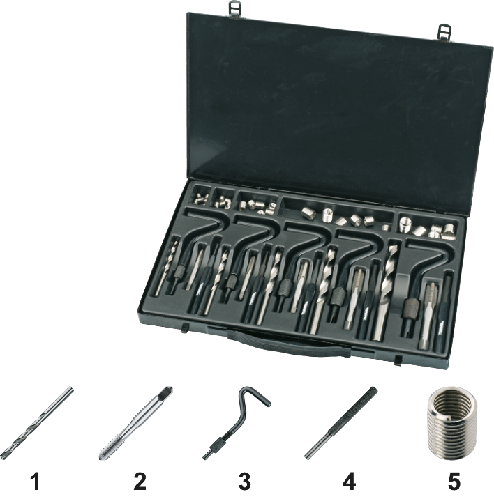 Set Phan-Coils Metric Coarse, (combination)