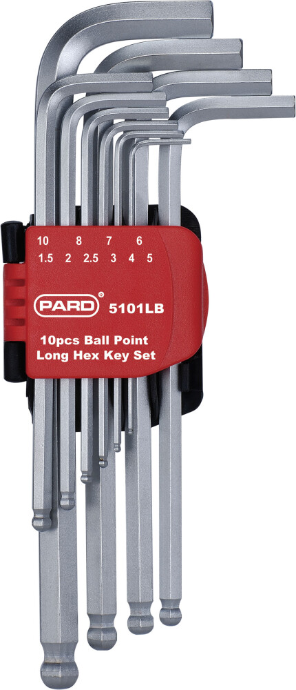10 pcs Ball point long Hex key set