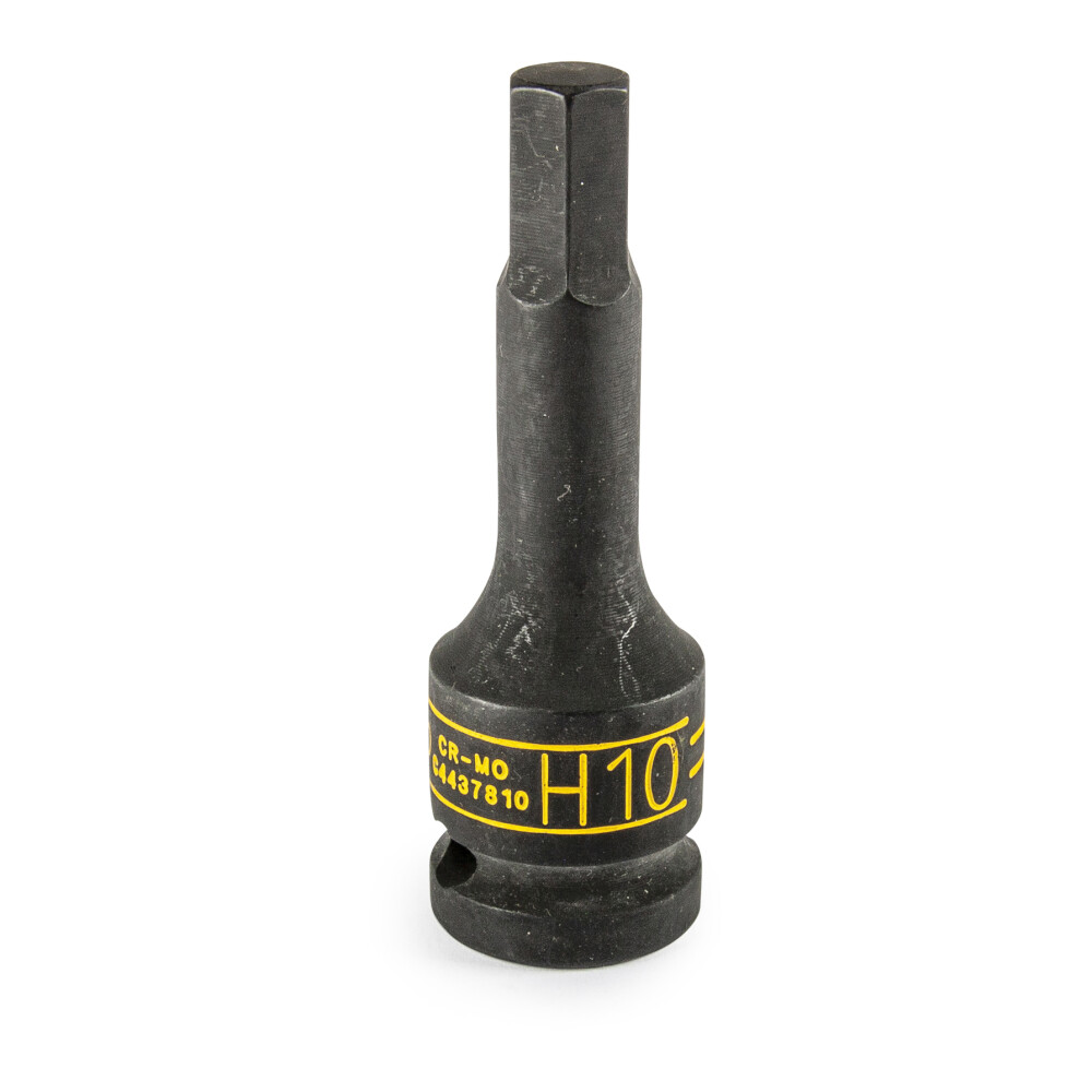 1/2'' DR. Hex impact socket bit (one-piece)