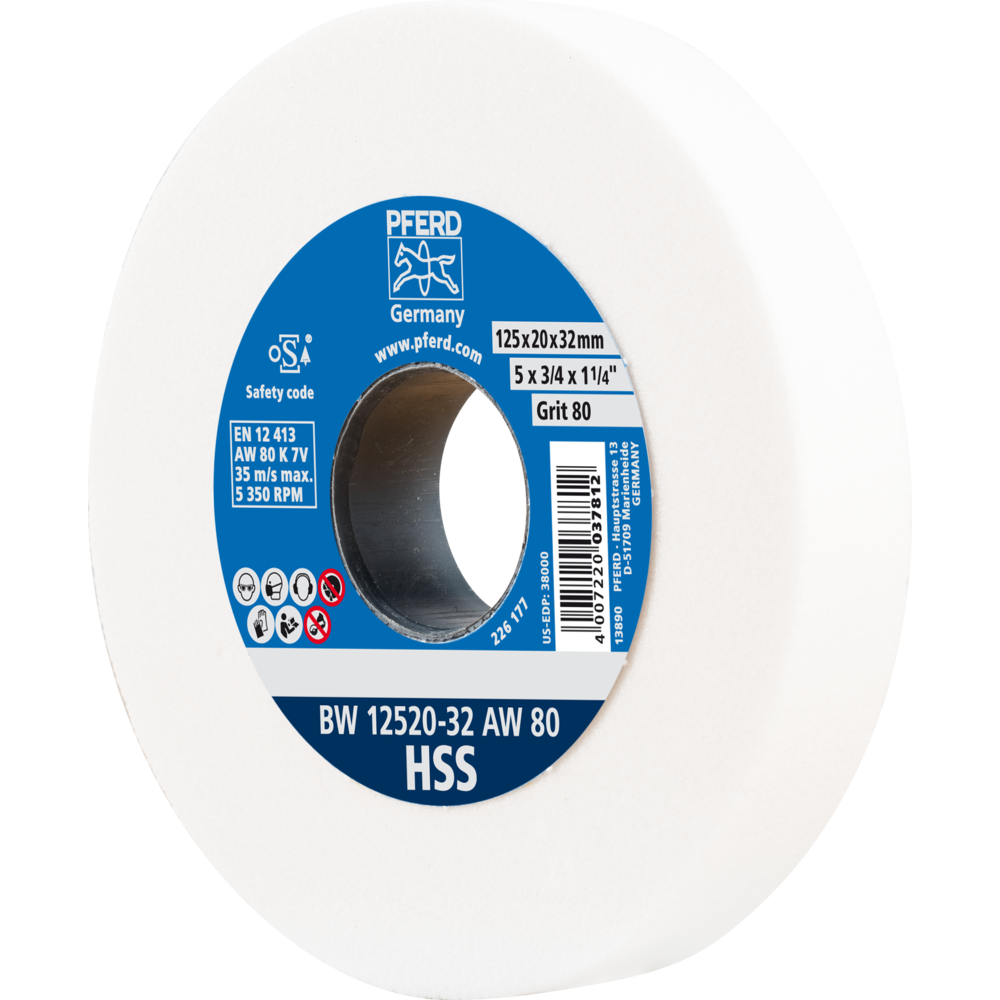 Bench grinding wheel for sharpening HSS pilot drills
