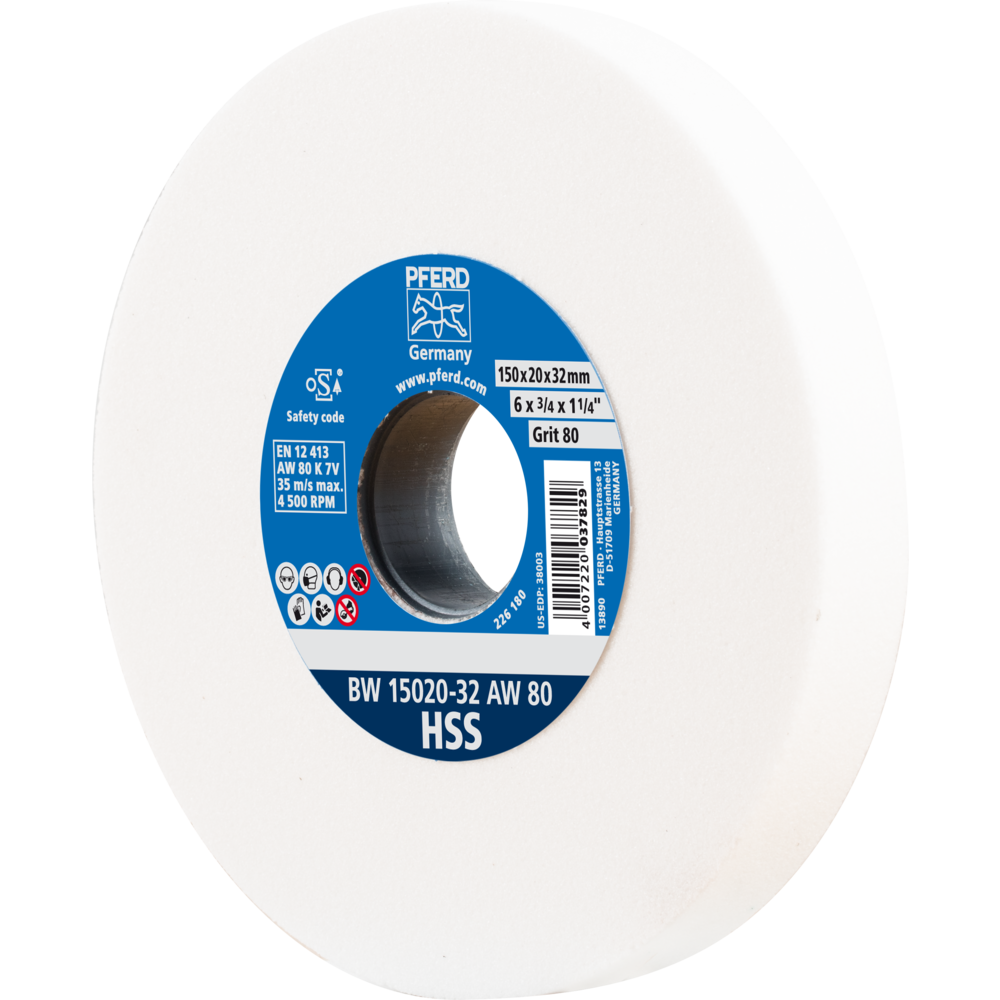 Bench grinding wheel for sharpening HSS pilot drills