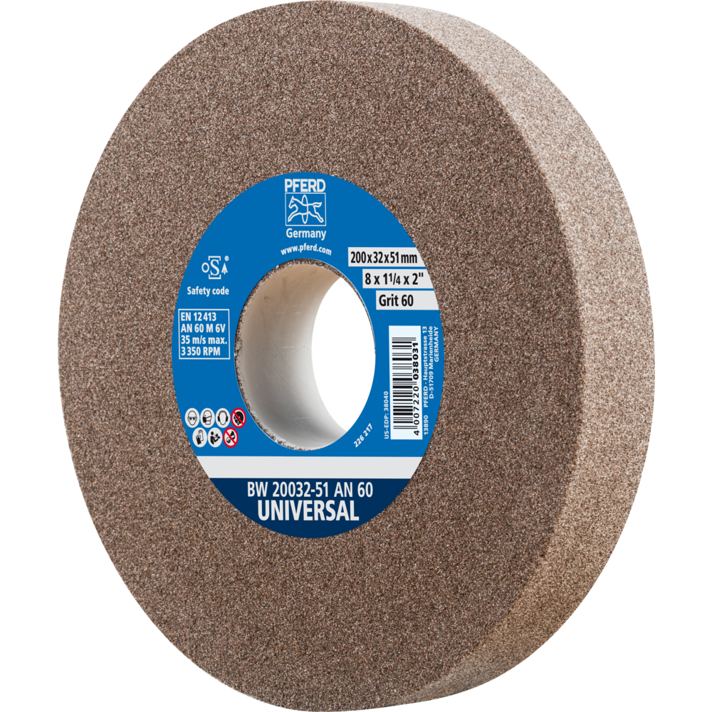 Bench grinding wheel for general grinding work