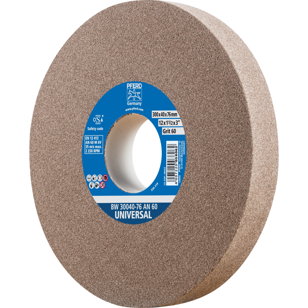 Bench grinding wheel for general grinding work